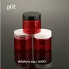 50g rouge en plastique rechargeable pot vide lotion cosmétique crème conteneur bonbons thé échantillon stockage pilule bouteille de voyage 30pcsgood qtys Envuv