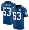 Men's Indianapolis''Colts''Active Player Custom Anthony Richardson Quenton Nelson Royal 2023 F.U.S.E. Indiana Nights Limited Stitched Football Jersey