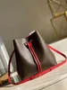 High Qaulity Women Shoulder Evening Bags Fashion Lady Leather Handbags Purses Designer Luxury Bucket Bag Drawstring Wallet
