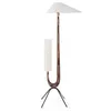 Golvlampor Mid-ANGIENT GOLVLAMP NORDIC Modern Designer Model Double-Headed Atmosphere Creative Living Room SOFA VERTICAL LAMP YQ240130