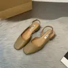 Sandals Bailamos Brand Women Fashion Shallow Slip On Ladies Mary Jane Shoes Low Heel Elegant Dress Slingback