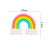 Taart Tools Regenboog Verjaardag Decoratie Leuke Cartoon Toppers Kinderen Meisjes Happy Cloud Cupcake