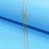 1pcs Whole Gold Filled Necklace Fashion Jewelry Singapore Link Chain 2mm Necklace 16-30 Inches Pendant Chain324q