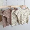 Kläder sätter barns sömnkläder Set Korean version barn baby sommar utomhus slitage dräkt 2024 mode casual småbarn spädbarn flickor