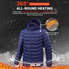 Vestuário de motocicleta 21 áreas jaqueta aquecida elétrica homens inverno mulheres usb moto colete de aquecimento casaco térmico roupas