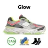 Designer Athletic 9060 Running Shoes Cream Black Grey Day Glow Quartz Multi-Color Cherry Blossom för Mens Women New Balaces Ivory Cream Black