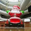 wholesale Free ship Giant Inflatable Santa Claus father Christmas Decoration old man for Big Promotions Advertising Decorations