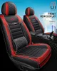 Housses de siège de voiture en cuir noir et rouge, pour Honda Civic 2006 2011 Fit Accord 7 CRV 2008 CRZ City 2003 2024 Pilot 2009 Jazz, accessoires