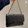 7A Caviar Cowhide Maxi Quilted channell Bags Designer Luxury Multi Pocket Crossbody Bag Classic Matelasse Gold Silver Metal Chain Shoulder Large Capacity 30CM