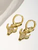 Boucles d'oreilles pendantes en forme de vache mignonne pour femmes et filles, bonne qualité, Animal porte-bonheur, bijoux cadeau de noël