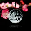 Pendants Chinois Natural Natural Blanc Jade Jade Collier Pendant Doubledisé Hollow Scarved Fashion Charm bijoux Amulets Amulettes Men Femmes