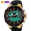 Skmei Men Sport Watches 군사 캐주얼 스포츠 남자 시계 쿼츠 시계 방수 실리콘 시계 남성 S Thock relogio mascul298c