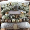 Strand Fashion Boho Designer Beaded Bracelet Chip Stone 5pc Stack Bracelets Bangle Set For Women Jewelry Friends Birthday