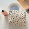 Cosmetic Bags Quilted Makeup Bag Flower Cute Large Capacity Travel Pouch Printed Storage Organizer Toiletry Pencil Case