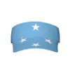 Bérets Summer Air Sun Hat Micronésie Drapeau Visière Protection UV Sports Tennis Golf Running Casquette de protection solaire