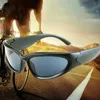 Fietsbril Bril Uv-bescherming Groot Frame Designer Zonnebril Voor Mannen Jongen En Meisje Shades Mode 230920