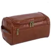 Cosmetic Bags Vintage Luxury Toiletry Bag Travel Necessary Business Makeup Cases Male Hanging Storage Organizer Wash