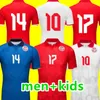 2024 Tunisie National Team Mens Soccer Jerseys 24 25 MSAKNI HANNIBAL MAALOUL SLITI KHENISSI Accueil Rouge Away 3ème Chemises de football à manches courtes Aldult hommes enfants Uniformes