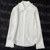 Witte Dames Blouse Shirts Lange Mouw Dames Tops Shirt Luxe Designer Casual Dagelijkse Blouses