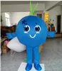 2014 Halloween Blueberry Mascot Costume Högkvalitativ anpassa Cartoon Foot Plush Anime Temakaraktär Vuxenstorlek Julkarneval