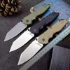 Aanbieding H2375 Zakmes 8Cr14Mov Satin Tanto Blade G10 Handvat Outdoor Camping Wandelen Survival Zakmessen EDC Gereedschap