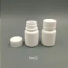 100pcs 15ml 15g 15cc PE Plastic Medicine Bottle Plastic Pill Bottles with Screw Cap Aluminum Sealer for Pill, Capsules,Vitamin Bijwr