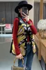 Abbigliamento etnico Gilet da donna invernale Cinese O-Collo monopetto in acetato ricamato Phoenix Elegante signora calda S-XXL
