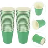 Gobelets jetables pailles gobelet en papier vert boisson St Patrick de qualité alimentaire mariage épaissir