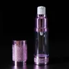 15ml 30ml 50ml Or Rose Glitter Diamant Airless Bouteilles Sous Vide De Luxe Émulsion Lotion Parfum Parfum Vaporisateur 10pcs / lot Grgsd