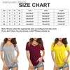 Kvinnors t-shirt 2021 Summer T-shirt Kvinnor Fashion V-Neck Stor storlek TEES LADER S-5XL SOLID FÄRG SVARTA CASIAL TEES SHIRE 11 Färger Kvinnliga toppar 240130