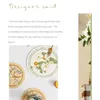 Tapis de Table rond à motif de fleurs, accessoires de cuisine, coussin d'isolation thermique, imperméable, résistant à l'huile et au café