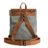 Zaino europeo e americano 5 colori Canvas Women 2024 Arriva Retro Crazy Horse Leather