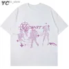 T-shirts pour hommes Vintage gothique surdimensionné T-shirt pour hommes Harajuku Hip Hop Tops Esthétique Graphique Imprimer Y2K Vêtements Streetwear Mode Coréen Tees Q240130