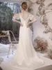 Casual Dresses Women's Long Sleeve Backless kjol Axless Maxi Satin Gaze White Korean Style Wedding Party