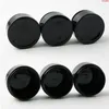 20 x 100g Travel Black Plastic Jar With Lid Cosmetic jars Containers Sample Cream Jars Packaginghigh qualtity Vqgff