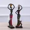 Craft Home Decoration Accessories Resin Statue Ornaments African Woman Staue Creative Sculpture T200703263E