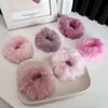 Queue de cheval haute multicolore ~ boucle en peluche, jolie corde en peluche, bande de cravate coréenne audacieuse, accessoires pour cheveux, bricolage, automne/hiver