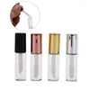 Förvaringsflaskor 10st 1,2 ml tomma läppglansrör Balm Tube Lipstick Cosmetic Container med locket