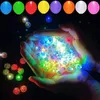 Veilleuses 10/50pcs Mini ballon rond lumière gobelet boule RGB LED Flash 6 couleurs lampes lanterne pour noël fête de mariage décor d'anniversaire