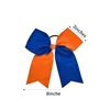 Haarschmuck 20 Stück/8 zweifarbige große Cheer Bows Pferdeschwanzhalter handgefertigt für Teenager-Mädchen Softball Cheerleader Sport Bow Drop Deli Ot0Es