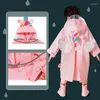 معاطف المطر 1pcs raincoat Kids Kids Cartoon على طراز حيوان مقاوم للماء للأطفال معطف المطر معطف المطر.