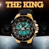 Skmei Sport Watch Men Army nurkowe swobodne budzik analogowy wodoodporny wojskowy Chrono Dual Display WristWatches Relogio Masculino x2083