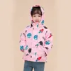 Down Coat More Children Jacket Of Brief Paragraph Cartoon Hooded Private Warm Baby Ski-wear Cotton