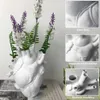 Anatomisk hjärtform Flower Vase Nordic Style Pot Art Vases Sculpture Desktop Plant for Home Decor Ornament Presents 210825216G