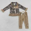 Vêtements Ensembles En Gros Enfant Camo Pull Enfant Pull Pull Outfit Enfants À Manches Longues Poche Pantalon En Coton Ensemble Assorti Garçon Fille