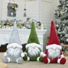 Drop Ship Merry Christmas Long Hat Swedish Santa Gnome Plush Doll Ornament Handmade Toy Holiday Home Party Decor256n