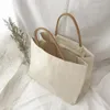 Sacs à bandoulière toile femme Shopper grand fourre-tout Sac de Shopping pour femme 2021 coton tissu femme sacs à main dames Sac de plage A M288v