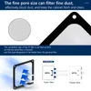 コンピューター冷却8-14cm磁気フレームダストフィルターダストプルーフメッシュカバーネットガードPCケース冷却ファン電源の穴付きネットガード