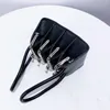 Abendtaschen Schwarze Mini-Clip-Taschen für Frauen Luxus-Designer-Handtaschen und Geldbörsen 2024 Neu in der Mode Mehrschichtige Akkordeon-Schulter-Crossbody