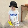 Clothing Sets Summer Boys And Girls Letters Printed Sports Clothes Children Vest Shorts 2pcs